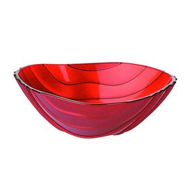 Салатник MARRAKECH, диаметр: 16 см, материал: хрусталь, цвет: красный, 89803, NACHTMANN, Германия, фото 