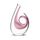 Декантер для красного вина CURLY PINK MAGNUM, ручная работа, объем: 2880 мл, высота: 35,6 см, материал: хрусталь, 2011/26, Riedel, Австрия, фото Декантер для красного вина CURLY PINK MAGNUM, ручная работа, объем: 2880 мл, высота: 35,6 см, материал: хрусталь, 2011/26, Riedel, Австрия, фото