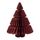 Декор новогодний Honeycomb tree бордового цвета из коллекции New Year Essential, Tkano, фото Декор новогодний Honeycomb tree бордового цвета из коллекции New Year Essential, Tkano, фото