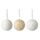 Набор ёлочных украшений White elegance коллекции New Year Essential, 3 шт., Tkano, фото Набор ёлочных украшений White elegance коллекции New Year Essential, 3 шт., Tkano, фото