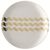 Набор из 4 блюдец Signature Chevron ?16cm, золото, LSA International, фото , изображение 6