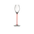 Бокал для шампанского High Performance Champagne Glass Red, красная ножка, 375 мл, 32.5 см, Riedel, фото , изображение 2