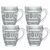 Набор кружек для горячих напитков, 4 шт., 392 мл, Ethno/Hot beverages, хрустальное стекло, Nachtmann, фото 