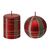 Набор декоративных свечей Festive classics из коллекции New Year Essential, 2 шт., Tkano, фото 