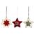 Набор елочных украшений из фетра Christmas stars из коллекции New Year Essential, 3 шт., Tkano, фото 