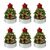 Набор декоративных свечей Green Miracle из коллекции New Year Essential, 6 шт., Tkano, фото 