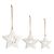 Набор елочных украшений Winter stars из коллекции New Year Essential, 3 шт., Tkano, фото 