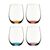 Набор бокалов O Wine Tumbler Happy O, 4 шт, 320 мл, 5414/88, 9.6 см, Riedel1из1, фото , изображение 4