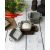 Соусник квадратный с 2-мя ручками 7х10 см h 4.2 см, Seasons Темно-серый, Porland, фото , изображение 13