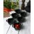 Соусник квадратный с 2-мя ручками 7х10 см h 4.2 см, Seasons Черный, Porland, фото , изображение 14