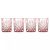 Набор низких стаканов 4 шт., розовый, 295 мл, Noblesse, хрустальное стекло, Nachtmann, фото 