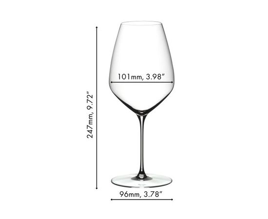 Набор из 2-х бокалов для красного вина Syrah / Shiraz (Сира), объем: 709 мл, высота: 247 мм, хрусталь, серия Veloce, 6330/41, Riedel, фото , изображение 3