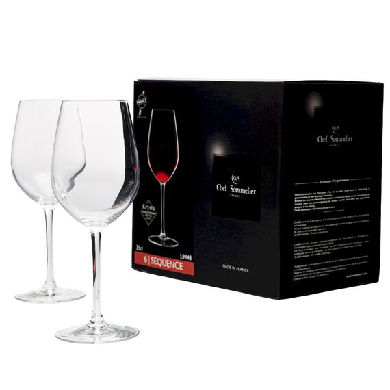 Набор бокалов для вина Sequence, 6 шт, 350 мл, D79 мм, H210 мм, Chef&Sommelier, фото 