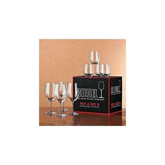 Набор бокалов Vinum Pay 4 Get 8 Value Gift Pack Cabernet Sauvignon/Merlot (Bordeuaux), 8 шт., 5416/59, Riedel, фото , изображение 5