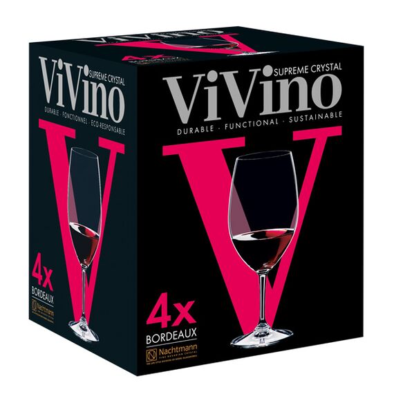 VIVINO - Набор фужеров 4 шт. 610мл h=217мм d=95мм для красного вина (0446/0), фото , изображение 4