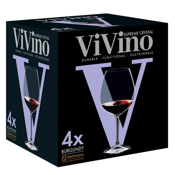 VIVINO - Набор фужеров 4 шт. 700мл h=215мм d=108мм для красного вина (0446/07), фото , изображение 4