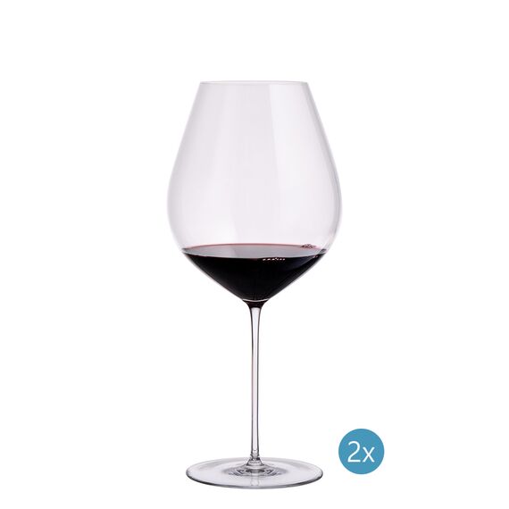 Набор бокалов для Bordeaux, 890 мл, 2 шт, D116 mm, H258 mm, хрустальное стекло, ручная работа, BALANCE, Halimba, фото , изображение 2