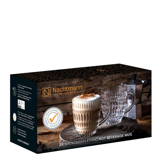 Набор кружек для горячих напитков 2 шт., 392 мл, Ethno/Hot beverages, хрустальное стекло, Nachtmann, фото , изображение 5