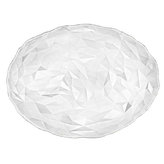 Блюдо 33 см, стекло, серия DIAMOND, Bormioli Rocco, фото , изображение 2
