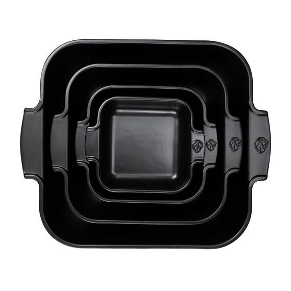 Форма для запекания квадратная SATIN BLACK 1,1 л, 21 см, H5,4 см, черный, Peugeot, фото , изображение 4