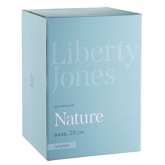Ваза Nature, 29 см, голубая, Liberty Jones, фото , изображение 11