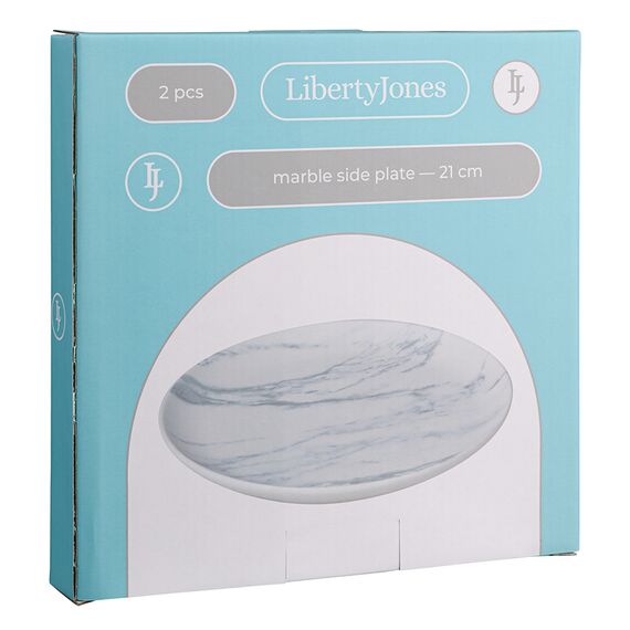 Набор тарелок Marble, ?21 см, 2 шт., Liberty Jones, фото , изображение 19
