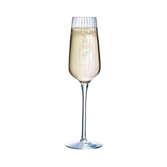 Набор бокалов-флюте для шампанского Symetrie, 6 шт, 210 мл, D75 мм, H240 мм, Chef&Sommelier, фото , изображение 2
