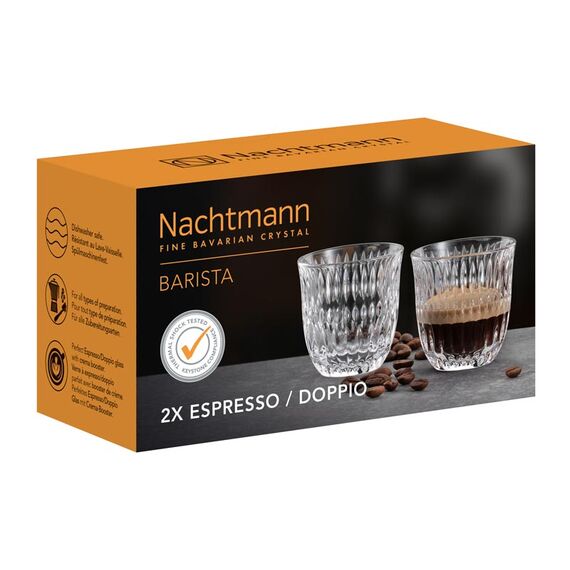 Набор стаканов для эспрессо 2 шт., 90 мл, Ethno Barista, хрустальное стекло, Nachtmann, фото , изображение 5