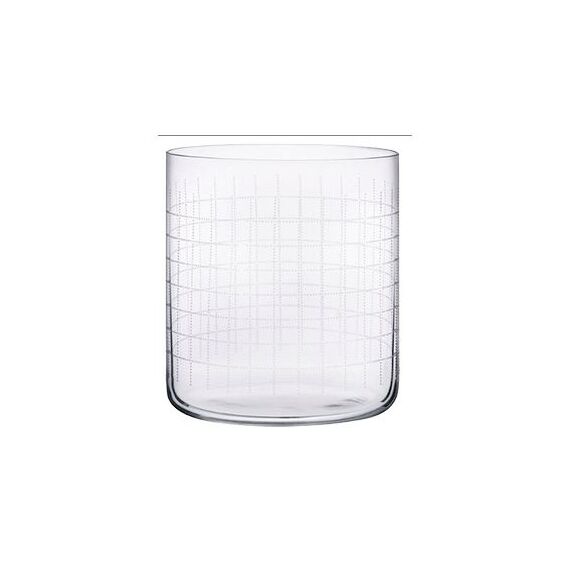Набор стаканов Олд Фэшн Finesse Grid, 4 шт, 300 мл, H82 мм, хрустальное стекло, Nude, фото 