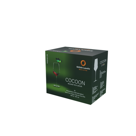 Набор из 6-ти бокалов для красного вина серия Cocoon 609 мл, D94 мм, H251 мм, Stolzle, фото , изображение 5