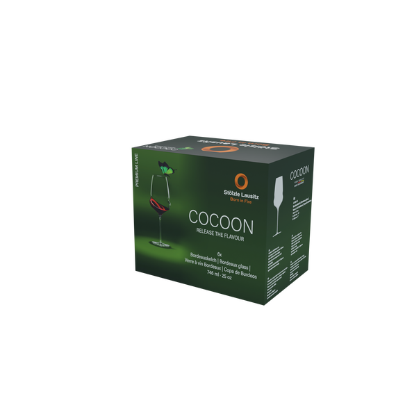 Набор из 6-ти бокалов для Бордо серия Cocoon 746 мл, D105 мм, H259 мм, Stolzle, фото , изображение 5