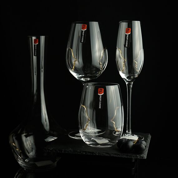 Набор из 6-ти бокалов флюте, Face to Face, 250 мл, P.L. - BarWare, фото , изображение 2