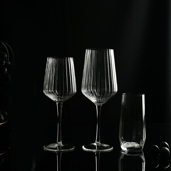 Набор из 6-ти стаканов Хайбол, Streak, 320 мл, P.L. - BarWare, фото , изображение 2