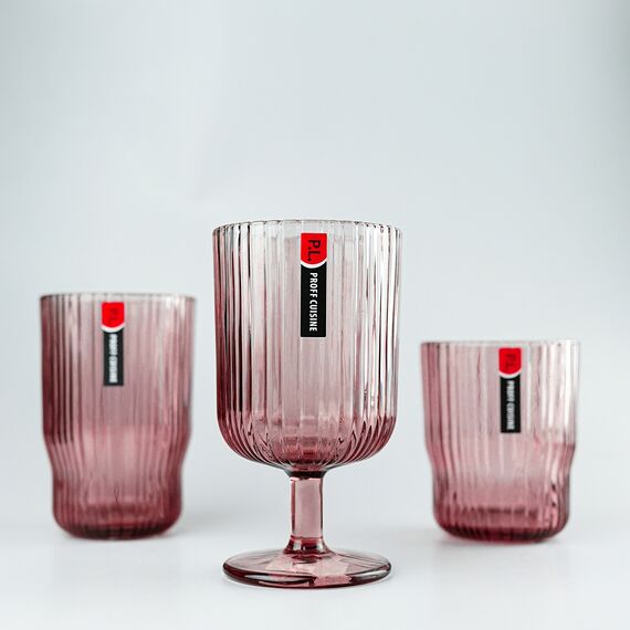 Набор из 6-ти стаканов Хайбол, Solid Purple, 300 мл, P.L. - BarWare, фото , изображение 2