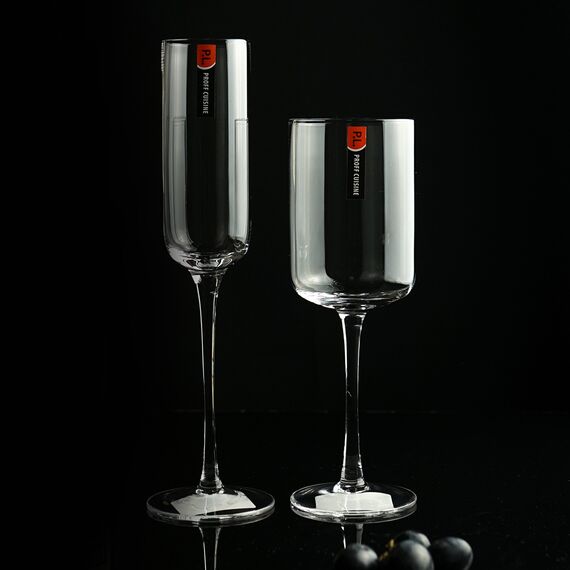 Набор из 6-ти бокалов флюте для шампанского, Duet, 200 мл, P.L. - BarWare, фото , изображение 2