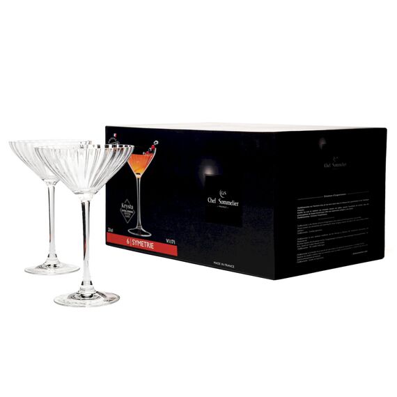 Набор бокалов для коктейля Symetrie, 6 шт, 210 мл, D114 мм, H179 мм Chef&Sommelier, фото 