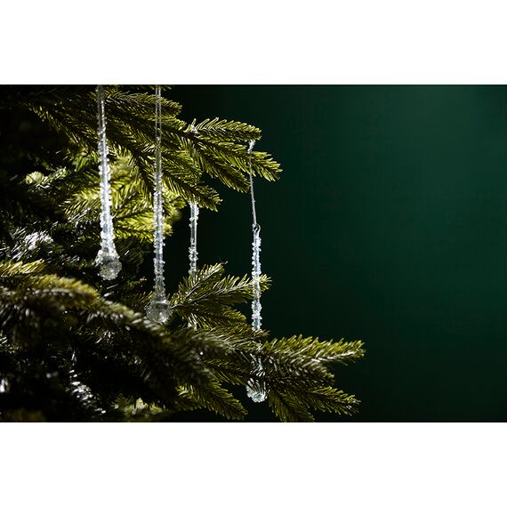 Набор ёлочных украшений Icy sparkles из коллекции New Year Essential, 6 шт., Tkano, фото , изображение 2