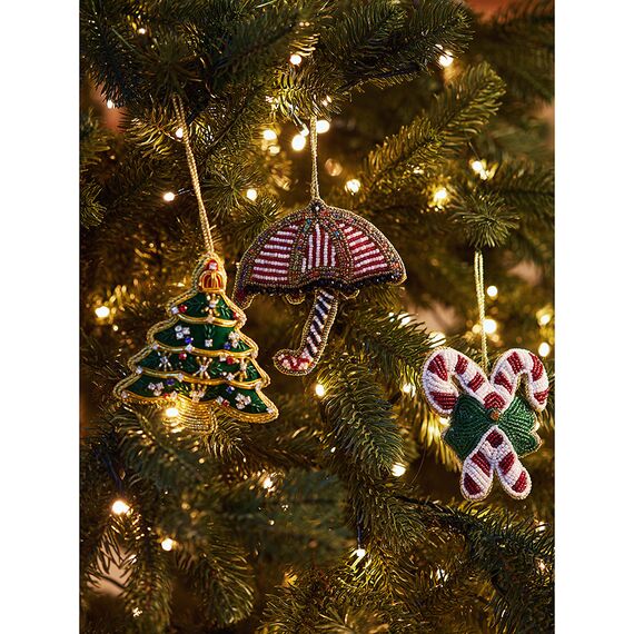 Набор ёлочных украшений Christmas blink из коллекции New Year Essential, 3 шт., Tkano, фото , изображение 4