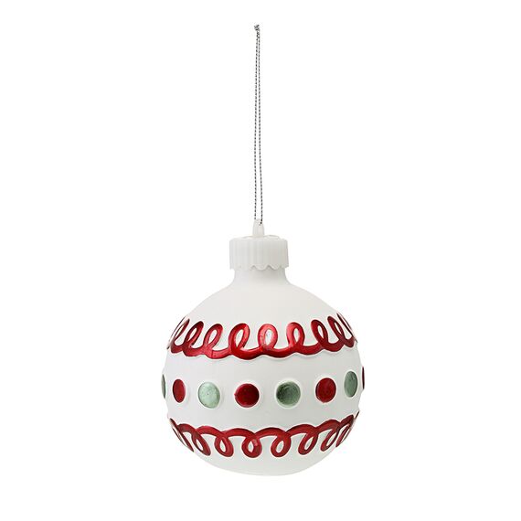 Набор ёлочных украшений с подсветкой Festive embroidey из коллекции New Year Essential, 4 шт., Tkano, фото , изображение 12