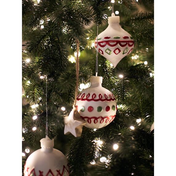 Набор ёлочных украшений с подсветкой Festive embroidey из коллекции New Year Essential, 4 шт., Tkano, фото , изображение 14