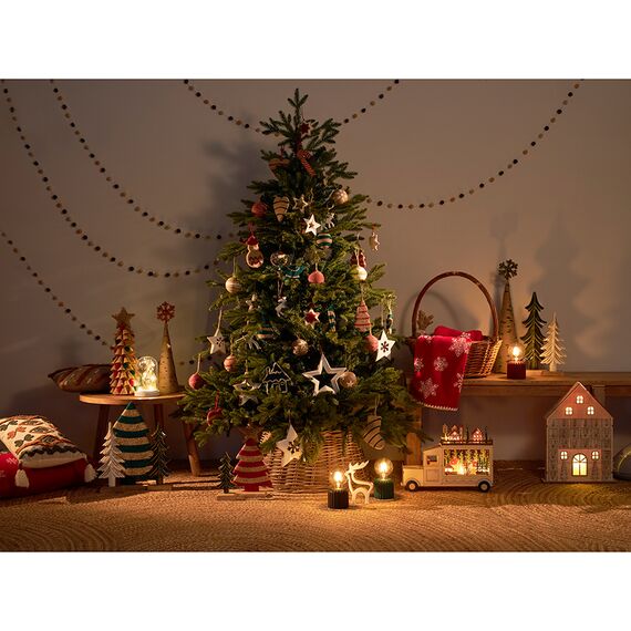 Набор елочных украшений из фетра Christmas stars из коллекции New Year Essential, 3 шт., Tkano, фото , изображение 5