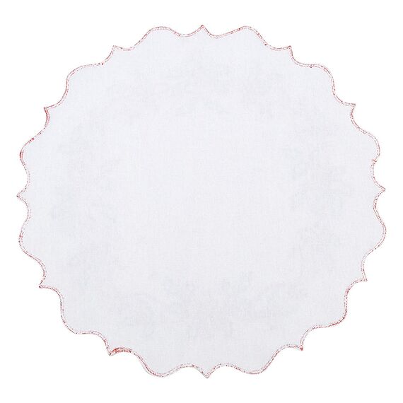 Набор из двух салфеток под приборы Festive wreath из коллекции New Year Essential, ?38 см, Tkano, фото , изображение 3