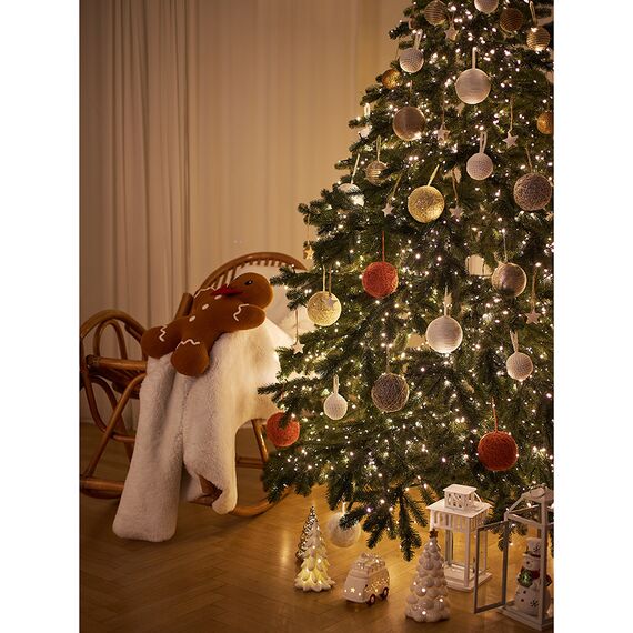 Набор ёлочных украшений Fluffy white из коллекции New Year Essential, 3 шт., Tkano, фото , изображение 3