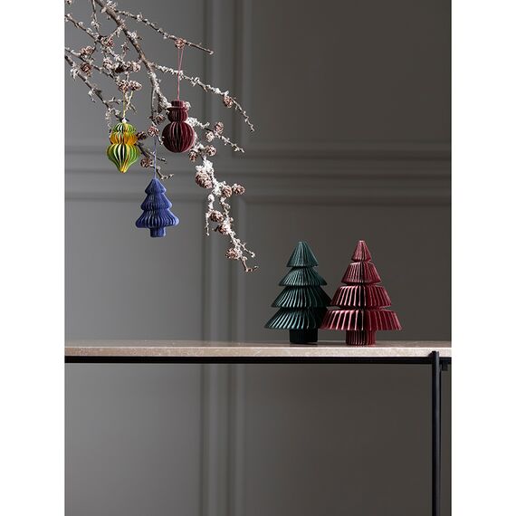 Набор елочных украшений из бумаги Honeycomb festive из коллекции New Year Essential, Tkano, фото , изображение 2