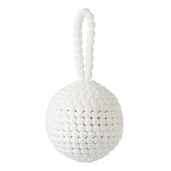 Набор ёлочных украшений Fluffy white из коллекции New Year Essential, 3 шт., Tkano, фото , изображение 10