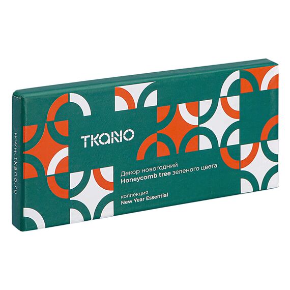 Декор новогодний Honeycomb tree зеленого цвета из коллекции New Year Essential, Tkano, фото , изображение 4