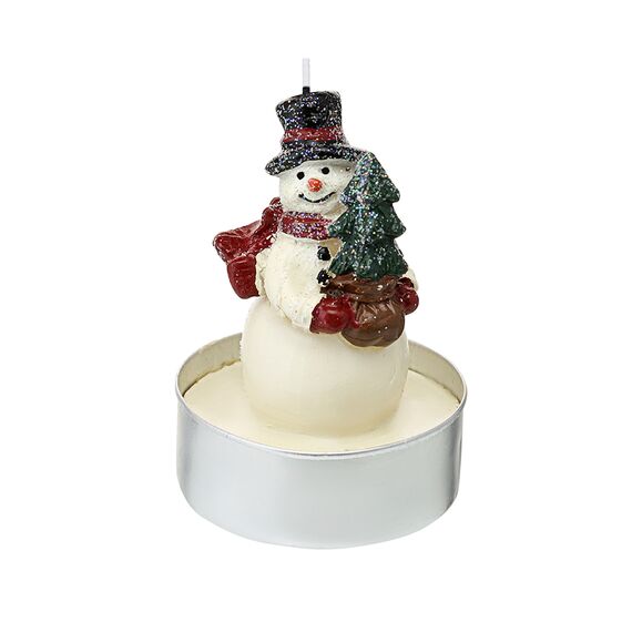 Набор декоративных свечей Festive snowman из коллекции New Year Essential, 6 шт., Tkano, фото , изображение 4