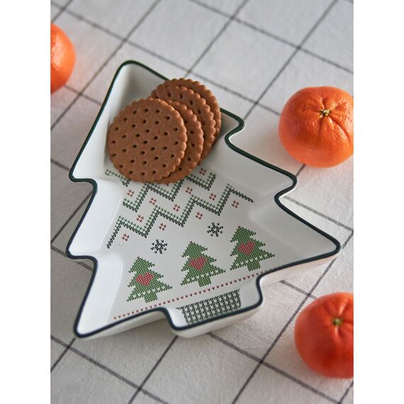 Набор из двух сервировочных тарелок Sweet Memories из коллекции New Year Essential, Tkano, фото , изображение 6