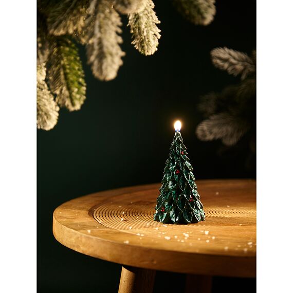 Свеча декоративная Festive flame из коллекции New Year Essential, 12 см, Tkano, фото , изображение 3