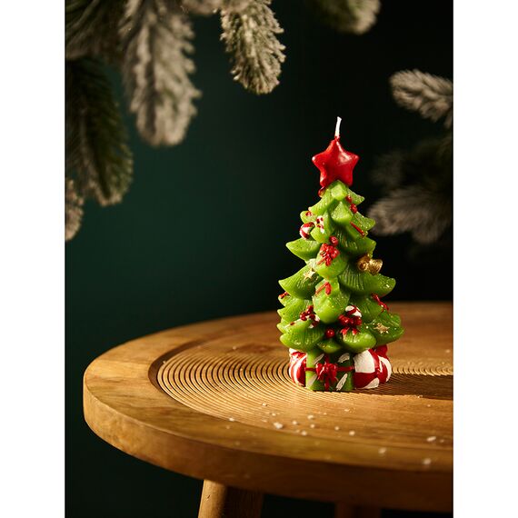 Свеча декоративная Green Miracle из коллекции New Year Essential, 18 см, Tkano, фото , изображение 3